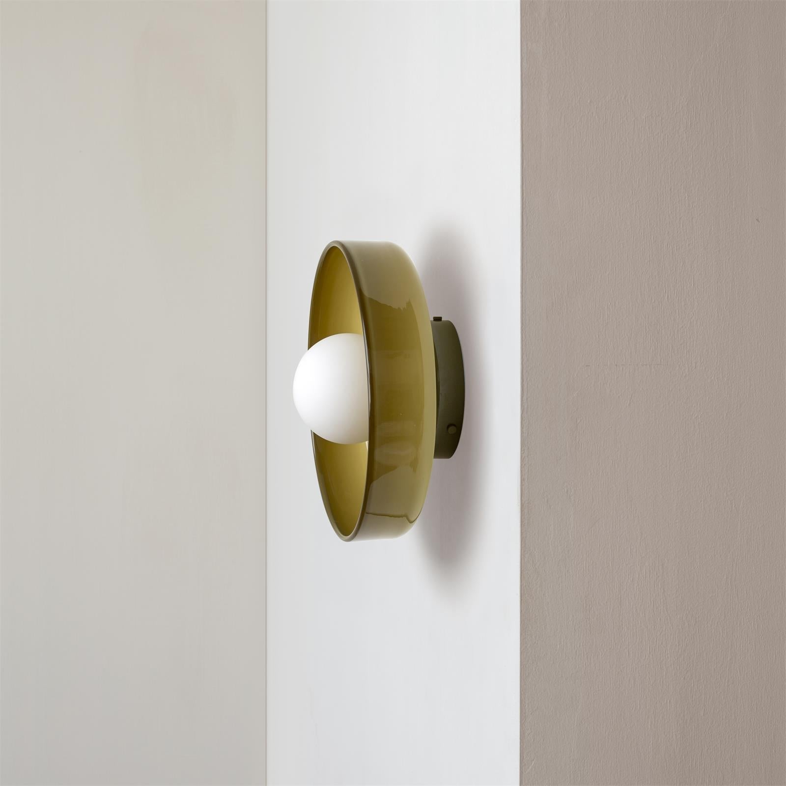 CircleLight - Moderne Deckenleuchte - Dekorative Leuchte - Deckenleuchte - Ölgrün - Müller Mode