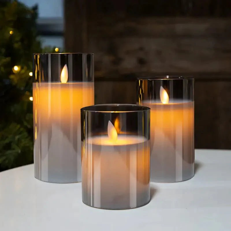 Zenith Flammenloses LED-Kerzen-Set