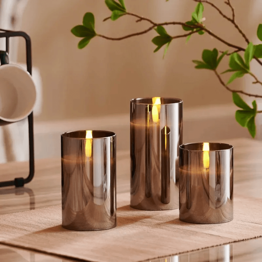 Zenith Flammenloses LED-Kerzen-Set