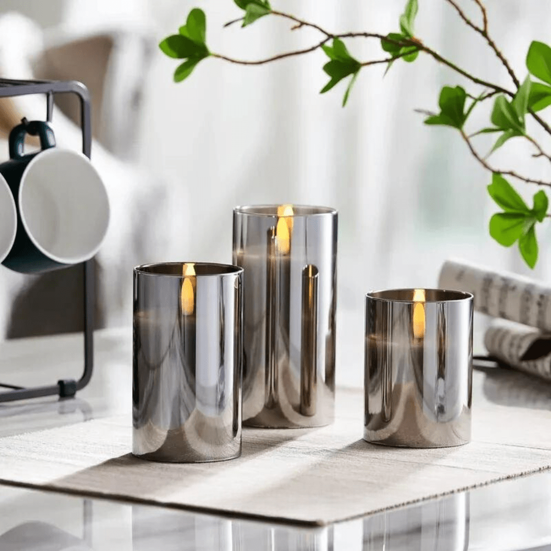 Zenith Flammenloses LED-Kerzen-Set