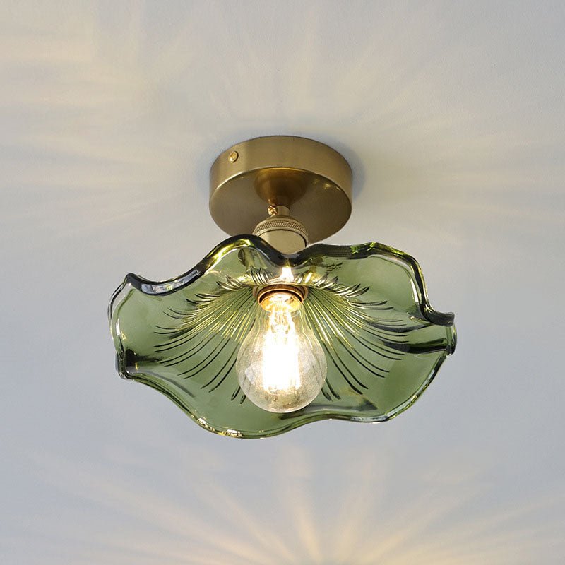 Zenith Hibiscus-Glas-Deckenlampe