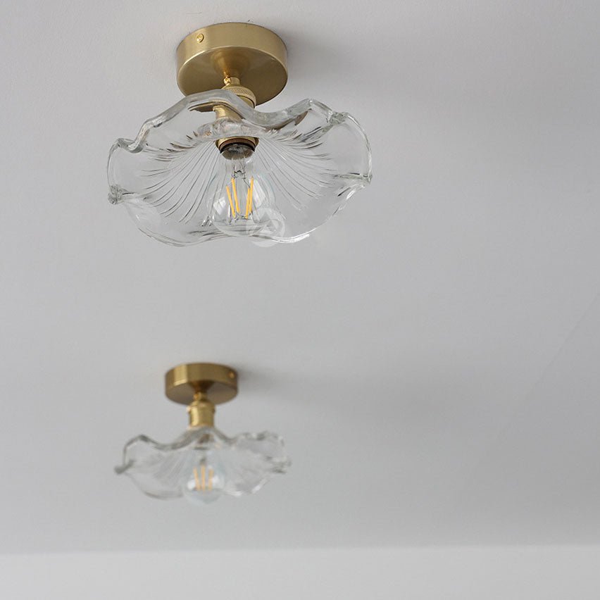 Zenith Hibiscus-Glas-Deckenlampe