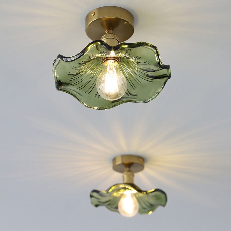 Zenith Hibiscus-Glas-Deckenlampe