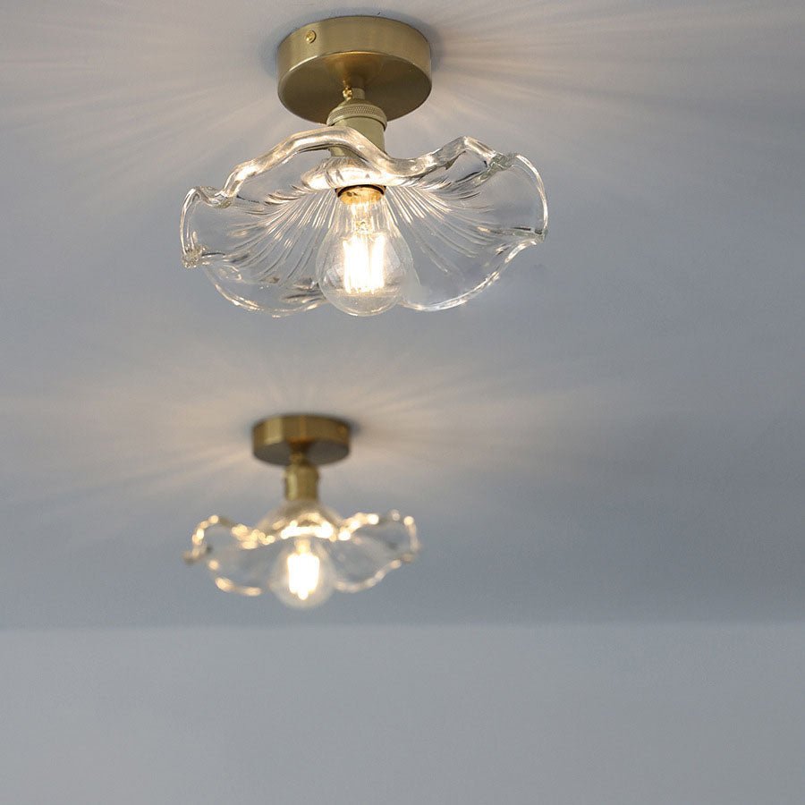 Zenith Hibiscus-Glas-Deckenlampe